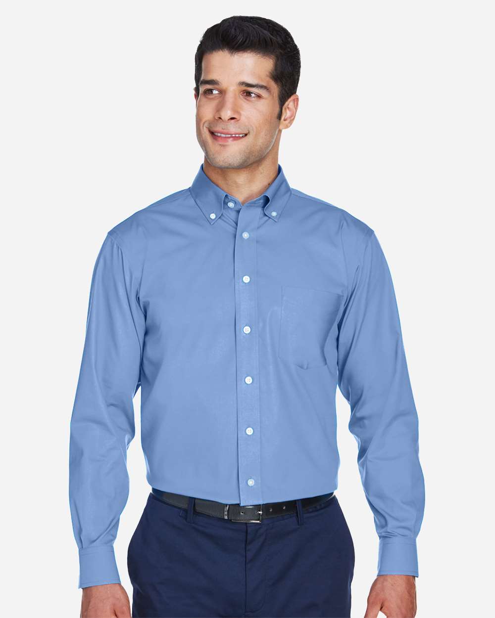 ๐ฅ Devon & Jones Men's Crown Collection Oxford Woven Dress Shirt Up To 4XL D630 - Picture 8 of 16