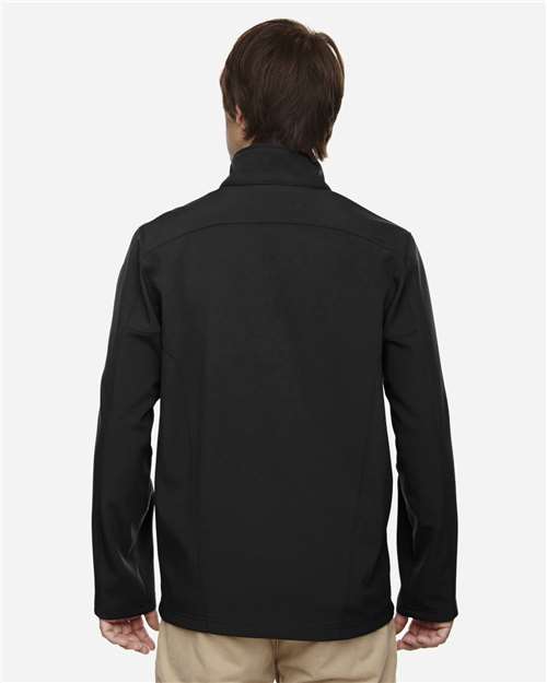 Men's Tall Cruise Two-Layer Fleece Bonded Soft Shell Jacket – On Model – Back