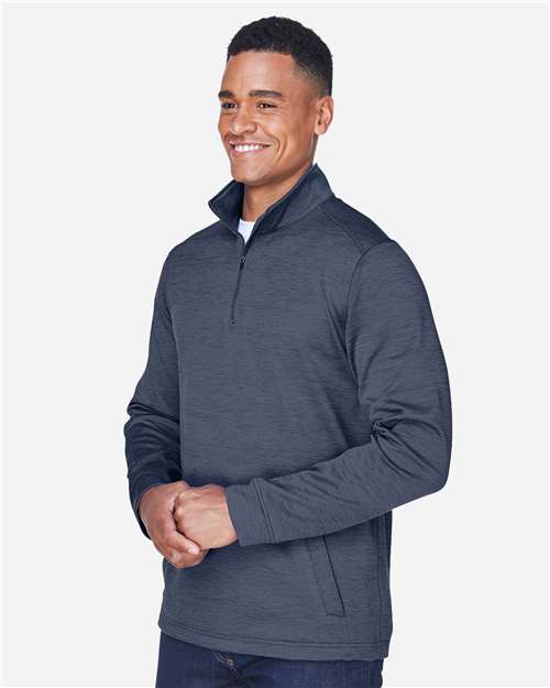 Men's Newbury Mélange Fleece Quarter-Zip Pullover