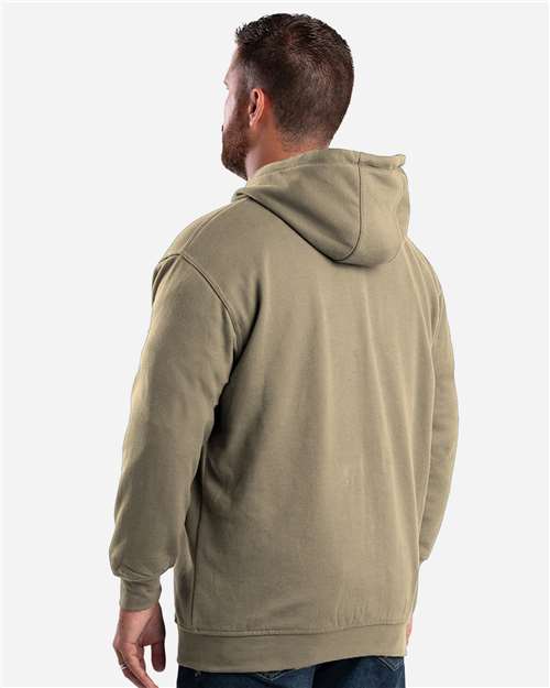 Men's Heritage Thermal Lined Hooded Sweatshirt – On Model – Back