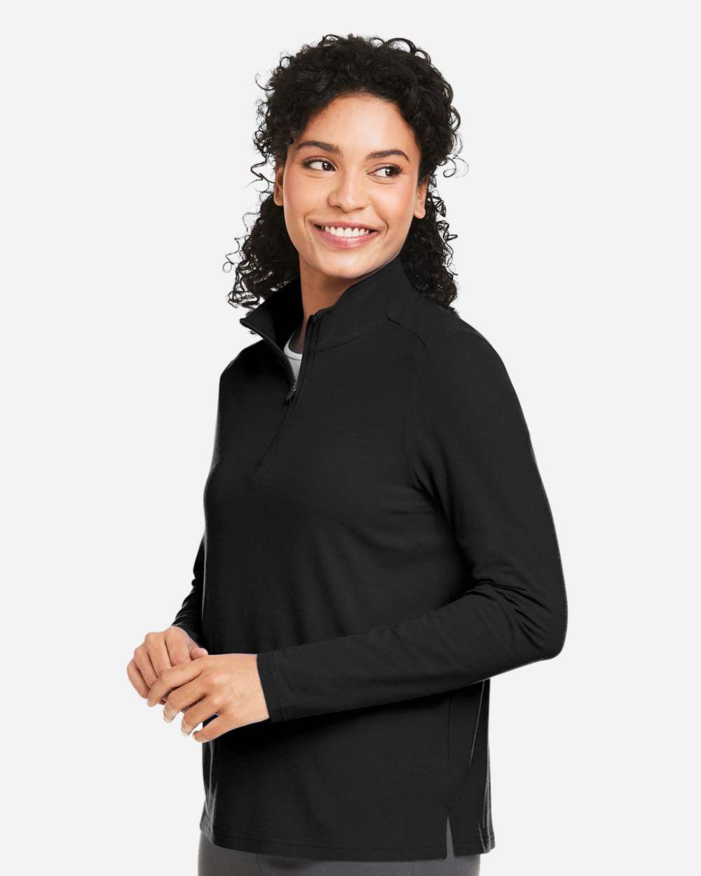 🔥 Devon & Jones Women Raleigh Stretch Quarter-Zip Pullover Up To 3XL DG425W - Picture 2 of 26