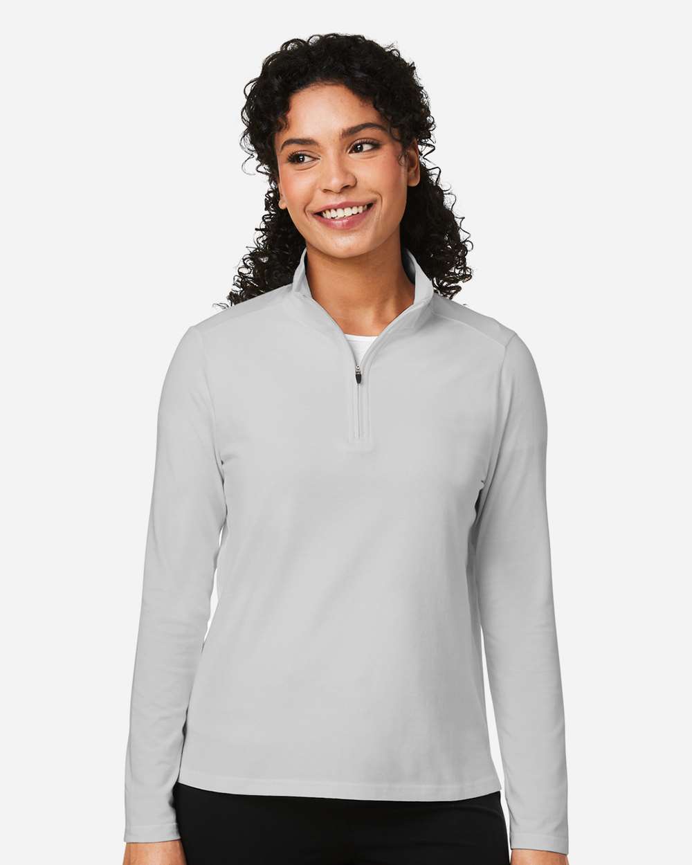 🔥 Devon & Jones Women Raleigh Stretch Quarter-Zip Pullover Up To 3XL DG425W - Picture 13 of 26