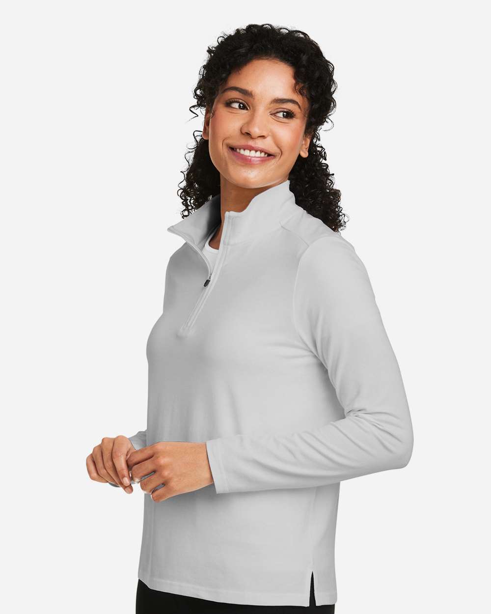 🔥 Devon & Jones Women Raleigh Stretch Quarter-Zip Pullover Up To 3XL DG425W - Picture 12 of 26