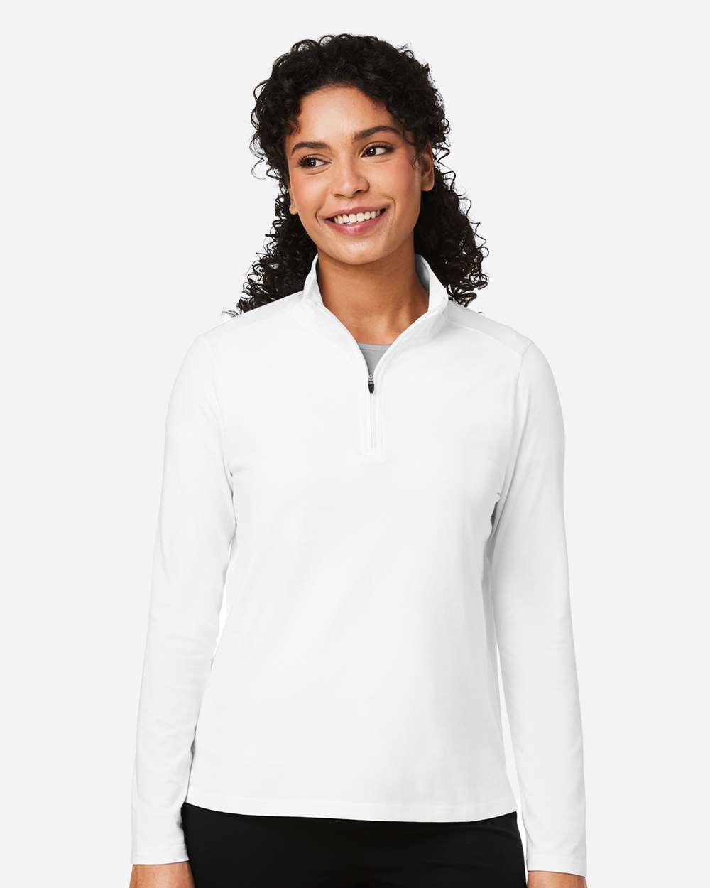 🔥 Devon & Jones Women Raleigh Stretch Quarter-Zip Pullover Up To 3XL DG425W - Picture 23 of 26