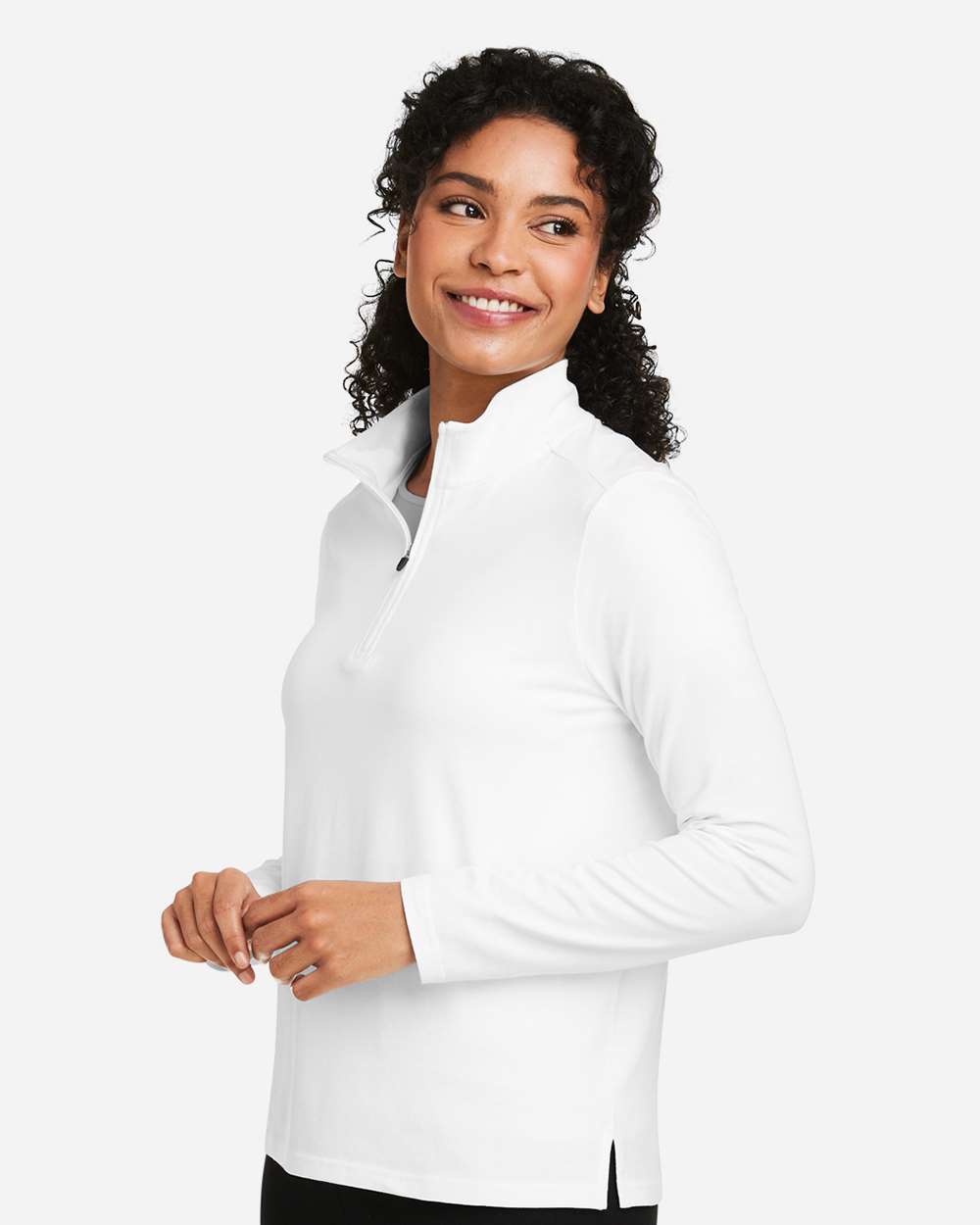 🔥 Devon & Jones Women Raleigh Stretch Quarter-Zip Pullover Up To 3XL DG425W - Picture 22 of 26
