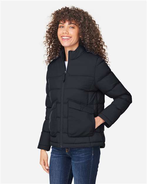 Women's Inspire Puffer Jacket – On Model – Side