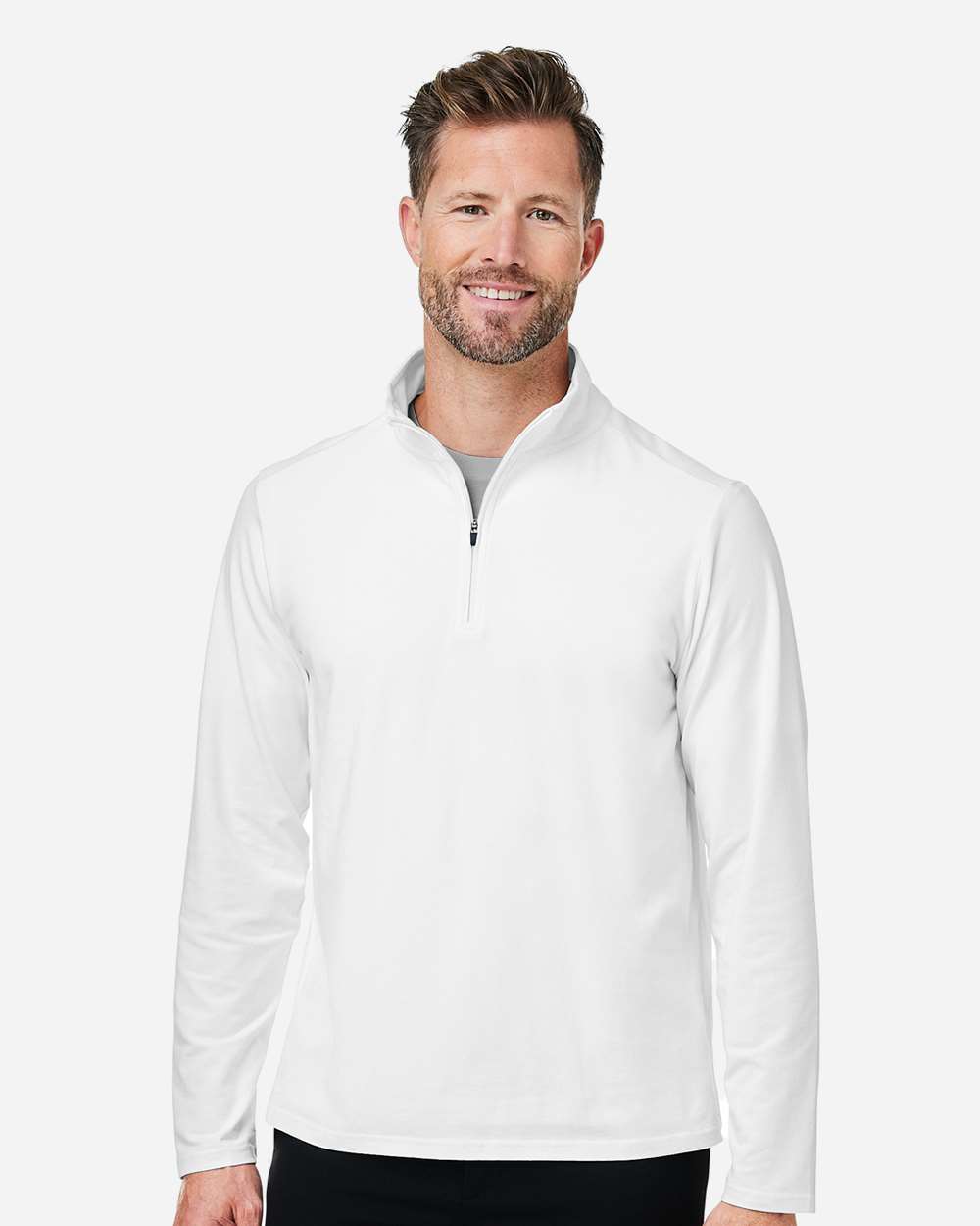 Devon & Jones DG425 - Men's Raleigh Stretch Quarter-Zip Pullover