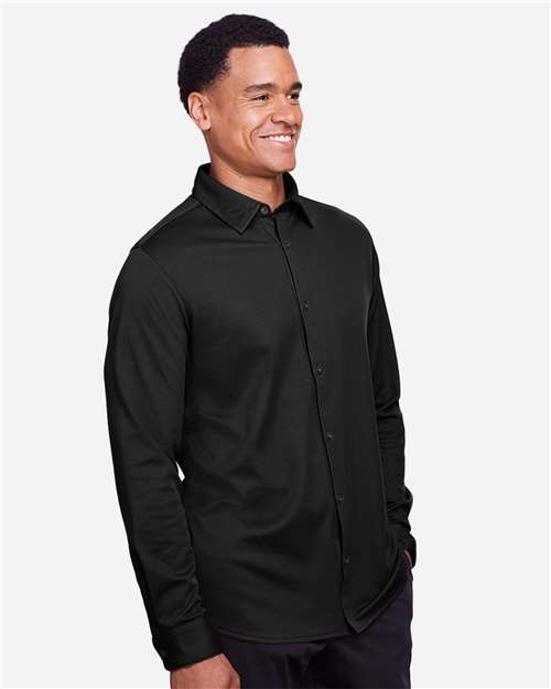 Men's CrownLux Performance® Plaited Dress Shirt