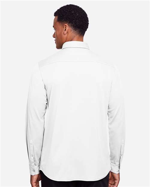 Men's CrownLux Performance® Plaited Dress Shirt