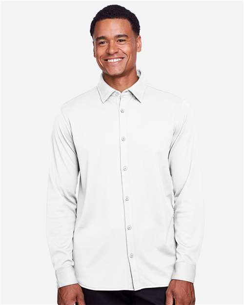 Men's CrownLux Performance® Plaited Dress Shirt
