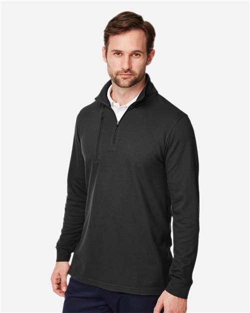 Men's New Classics® Performance Quarter-Zip Pullover – On Model – Side