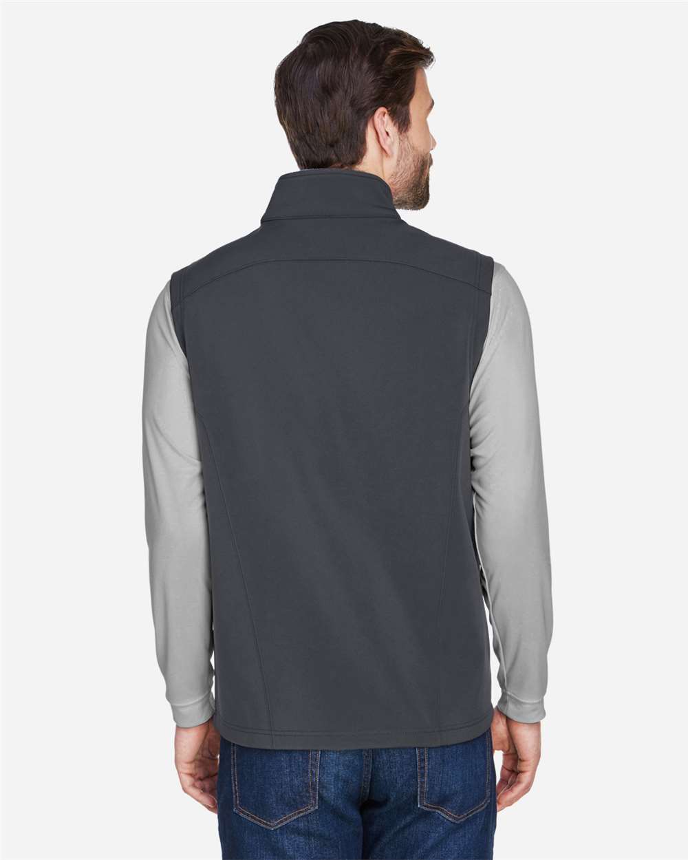 🔥 CORE365 Men's Cruise Two-Layer Fleece Bonded Soft Shell Vest Up To 5XL CE701 - Picture 11 of 21