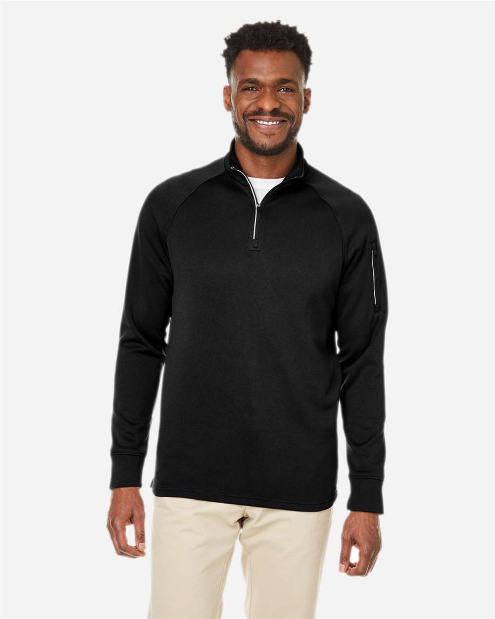 CORE365 CE801 - Unisex Fusion ChromaSoft™ Fleece Quarter-Zip