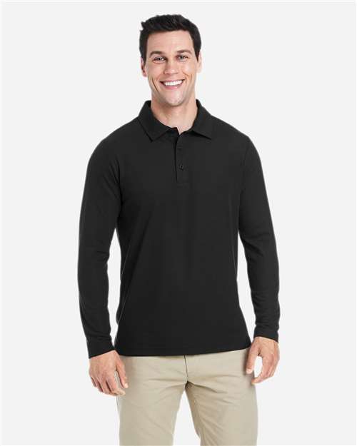 Men's Fusion ChromaSoft™ Long Sleeve Pique Polo