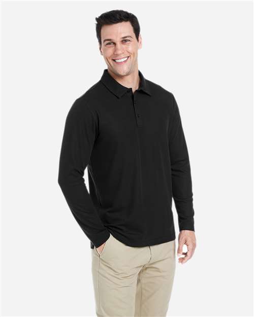 Men's Fusion ChromaSoft™ Long Sleeve Pique Polo