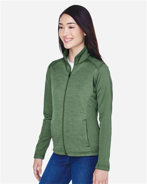 Women's Newbury Colorblock Mélange Fleece Full-Zip Jacket