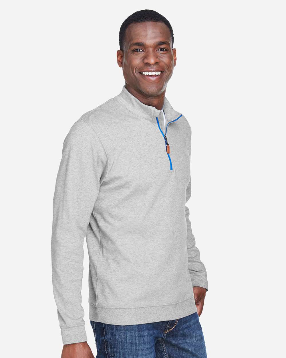 🔥 Devon & Jones Men's DRYTEC20 Performance Quarter-Zip Pullover Up To 4XL DG479 - Picture 7 of 26