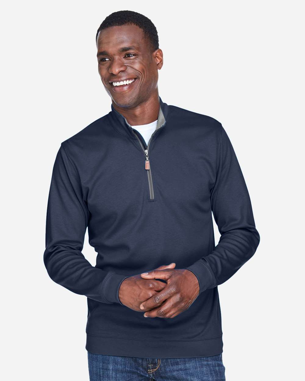 🔥 Devon & Jones Men's DRYTEC20 Performance Quarter-Zip Pullover Up To 4XL DG479 - Picture 13 of 26