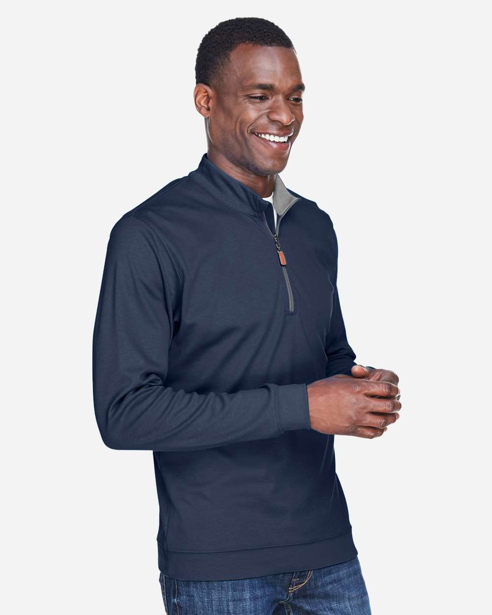 🔥 Devon & Jones Men's DRYTEC20 Performance Quarter-Zip Pullover Up To 4XL DG479 - Picture 12 of 26