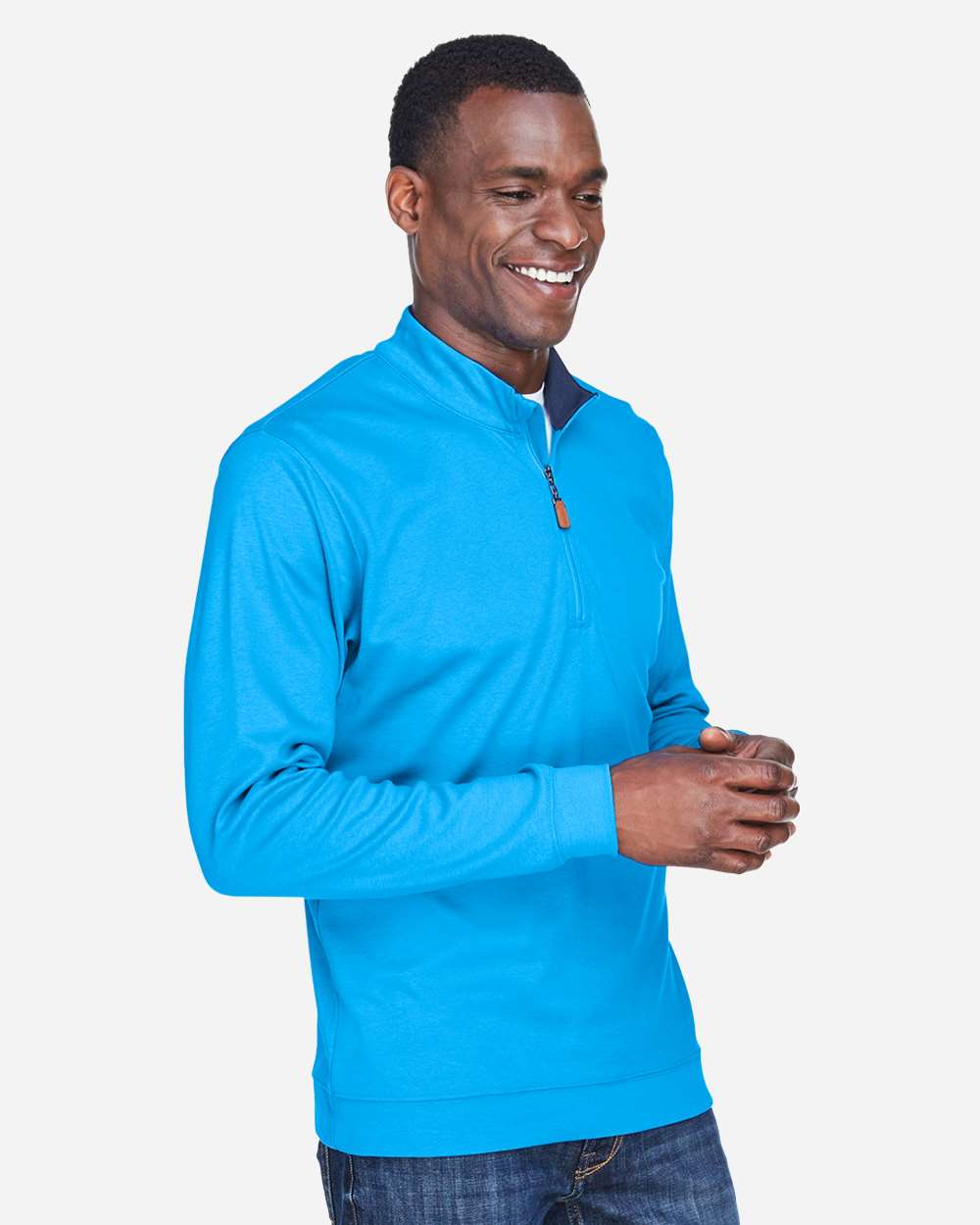 🔥 Devon & Jones Men's DRYTEC20 Performance Quarter-Zip Pullover Up To 4XL DG479 - Picture 17 of 26