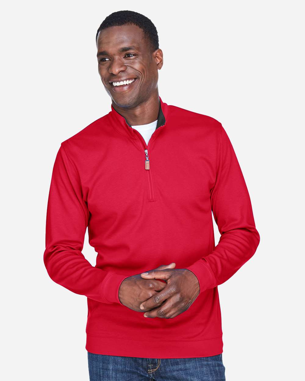 🔥 Devon & Jones Men's DRYTEC20 Performance Quarter-Zip Pullover Up To 4XL DG479 - Picture 23 of 26
