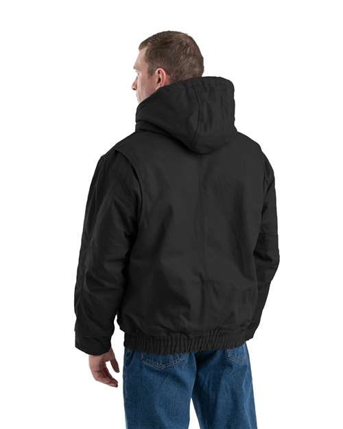 Men's Flame-Resistant Hooded Jacket – On Model – Back