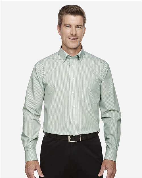 Men's Crown Collection® Banker Stripe Woven Dress Shirt