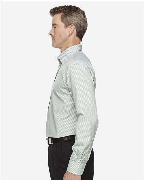 Men's Crown Collection® Banker Stripe Woven Dress Shirt