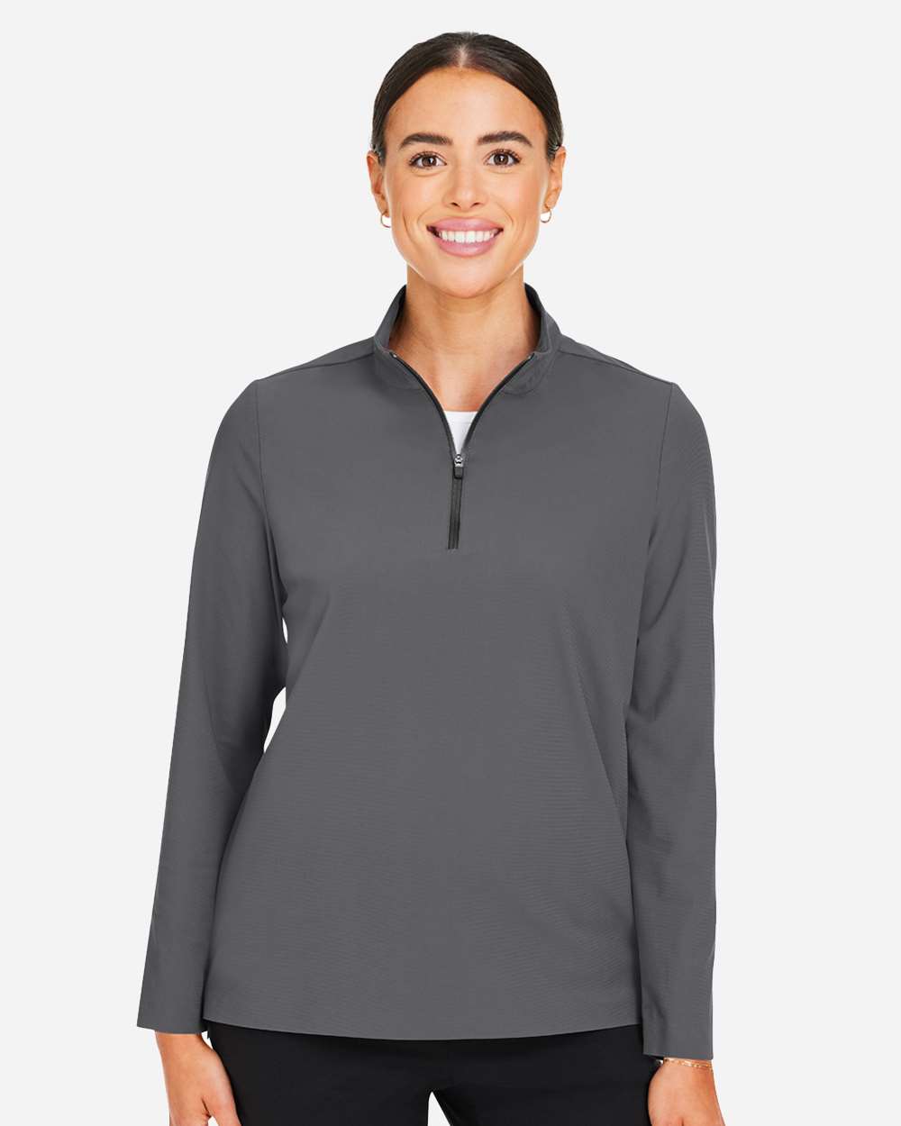 ๐ฅ Devon & Jones Women's CrownLux Windsor Quarter-Zip Pullover Up To 3XL DG410W - Picture 15 of 25