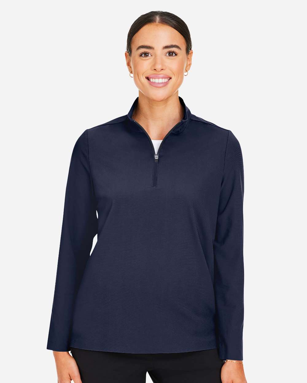 ๐ฅ Devon & Jones Women's CrownLux Windsor Quarter-Zip Pullover Up To 3XL DG410W - Picture 21 of 25