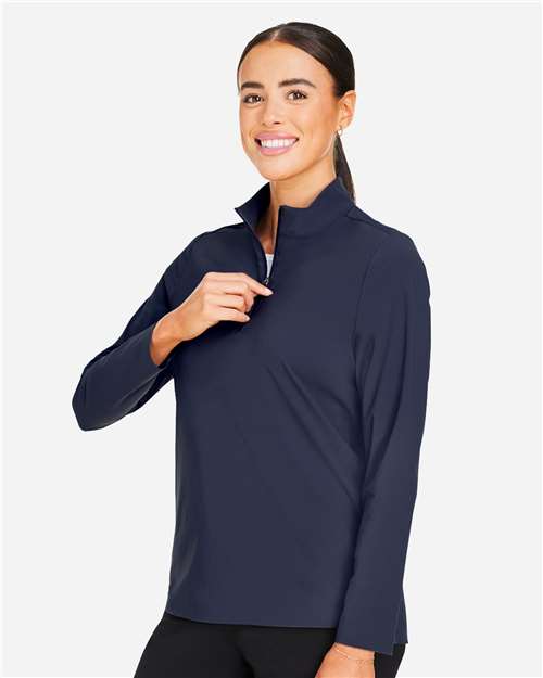 Women's CrownLux Performance® Windsor Welded Quarter-Zip Pullover