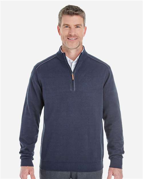 Men's Manchester Fully-Fashioned Quarter-Zip Pullover Sweater