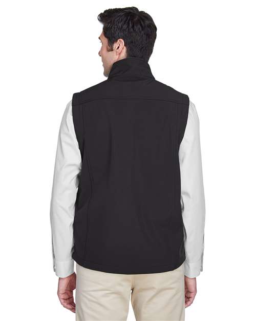 Unisex Soft Shell Vest – On Model – Back
