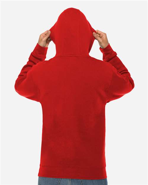Unisex Premium Pullover Hooded Sweatshirt – On Model – Back