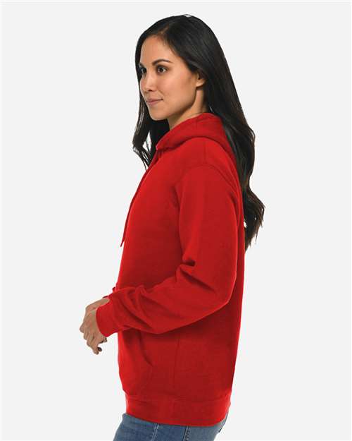 Unisex Premium Pullover Hooded Sweatshirt – On Model – Side