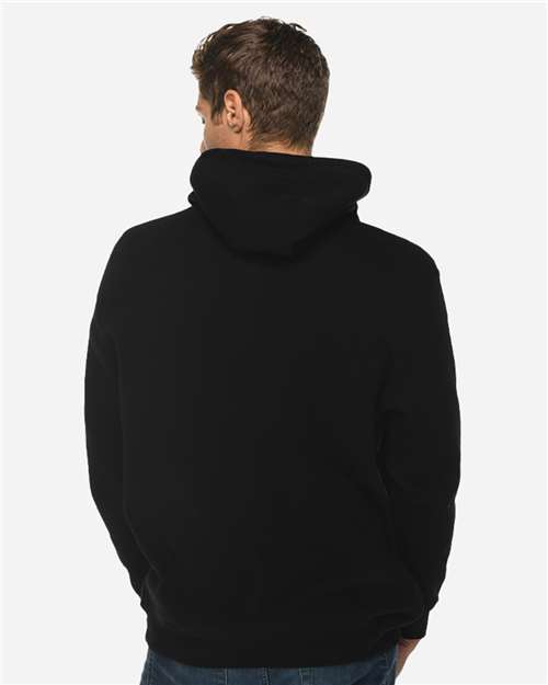 Unisex Heavyweight Pullover Hooded Sweatshirt – On Model – Back