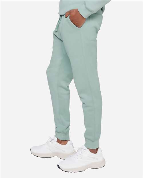 Unisex Premium Jogger Pants – On Model – Side