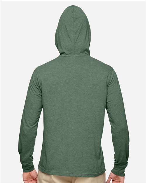 Unisex Eco Jersey Pullover Hooded Long Sleeve T-Shirt