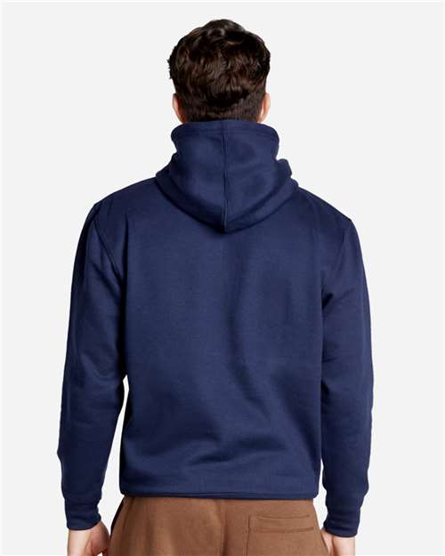 Unisex Future Fleece Hooded Sweatshirt – On Model – Back