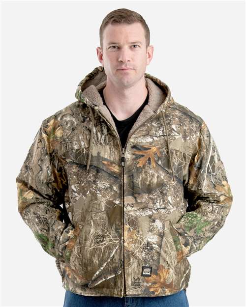 Men&#8216;s Heartland Washed Duck Hooded Work Coat-Berne Apparel