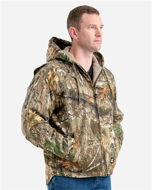 Men's Heartland Washed Duck Hooded Work Coat