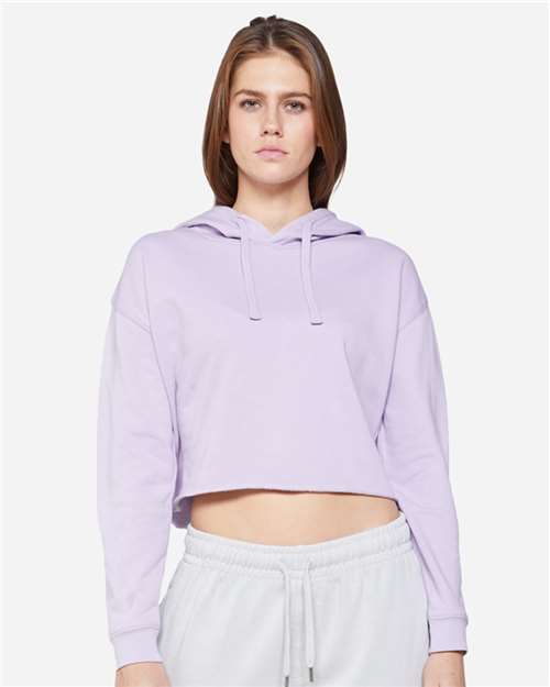 Women's Cropped Fleece Hooded Sweatshirt