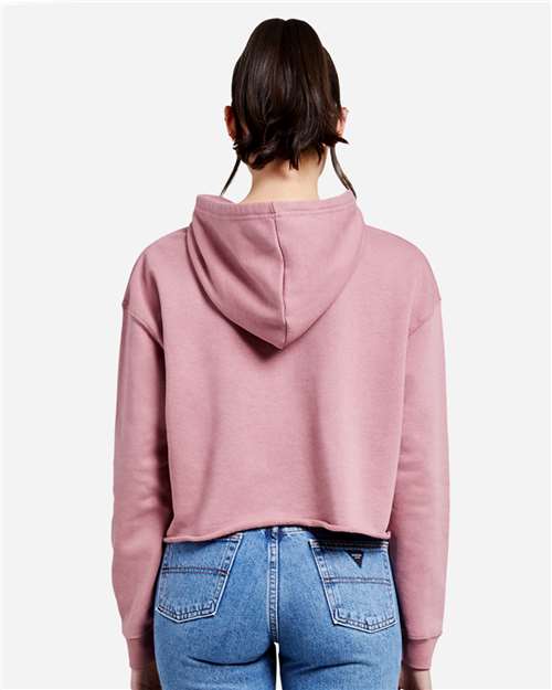Women's Cropped Fleece Hooded Sweatshirt