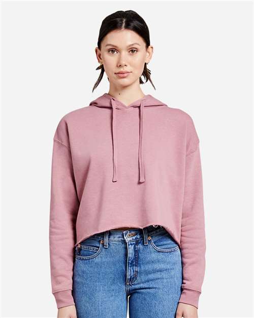 Women's Cropped Fleece Hooded Sweatshirt