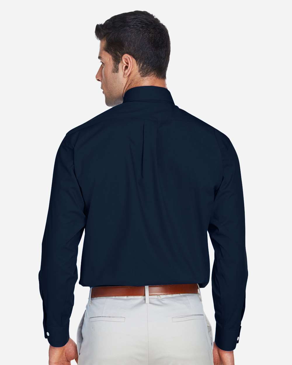 ๐ฅ Devon & Jones Men's Tall Crown Collection Woven Dress Shirt Up To 3XLT D620T - Picture 16 of 21