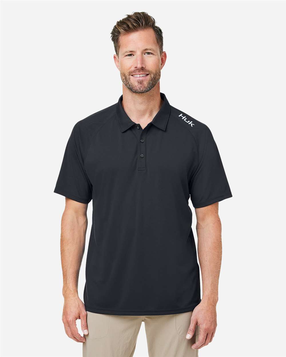 HUK H12L005 - Men's LoPro Solid Performance Polo