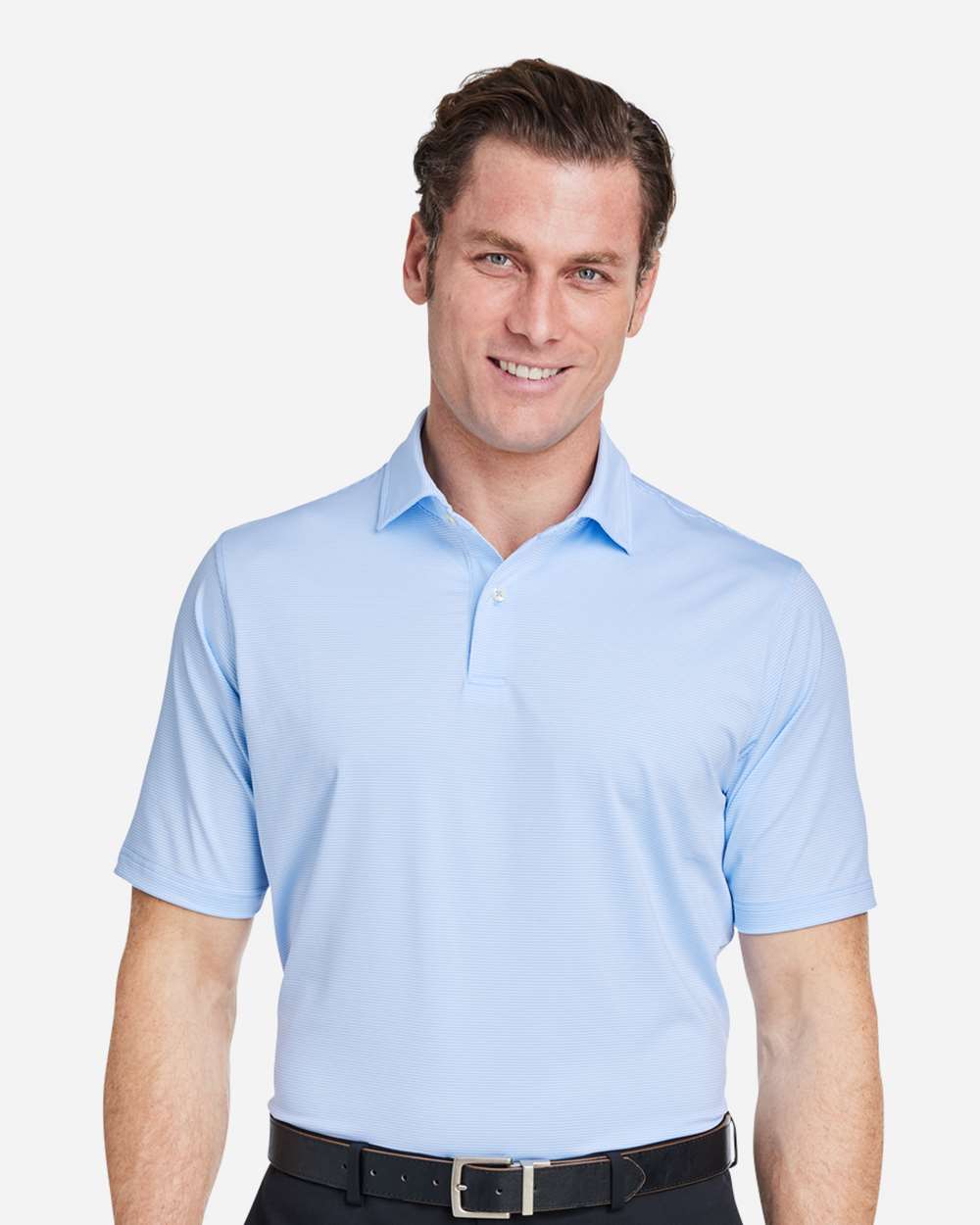 Fairway & Greene I11526 - Men's USA Made Mini Stripe Tech Polo