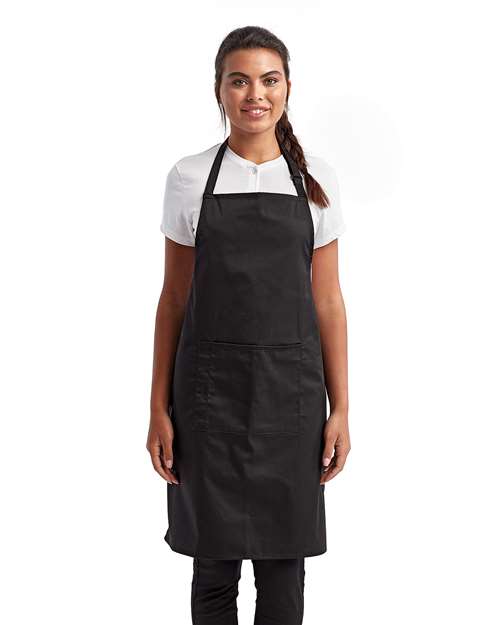 Recycled Pocket Bib Apron