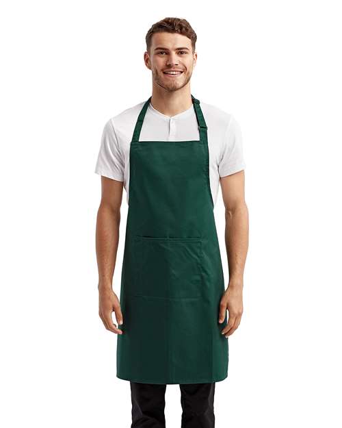 Recycled Pocket Bib Apron
