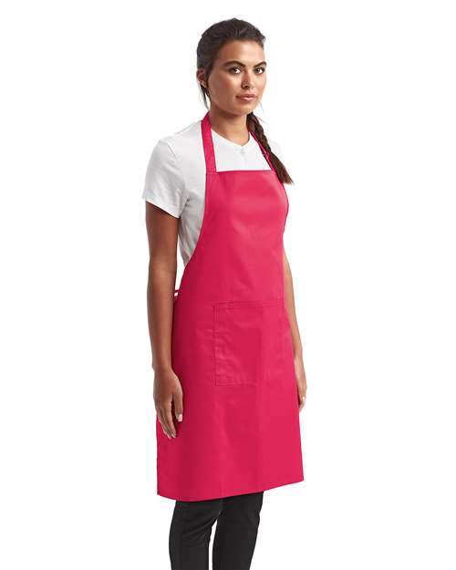 Recycled Pocket Bib Apron